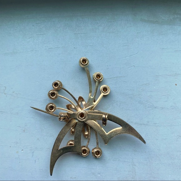 Vintage floral pin - Picture 4 of 6